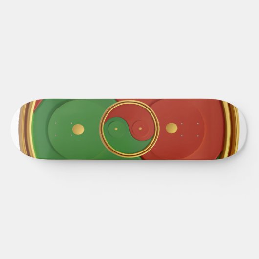 Skateboard Reggae Yin & Yang (Horz)