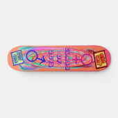Skateboard Règle de filles - bave de garçons (Horz)