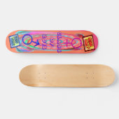 Skateboard Règle de filles - bave de garçons (Horz)