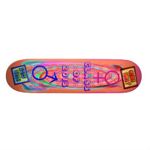Skateboard Règle de filles - bave de garçons
