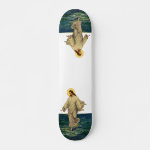 Skateboard Religion Vintage, Jésus-Christ marche sur l'eau