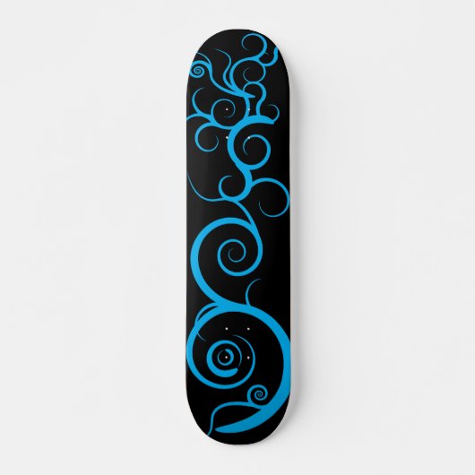 Skateboard Remous bleus (Devant)