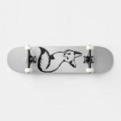 Skateboard Renard argenté (Horz)