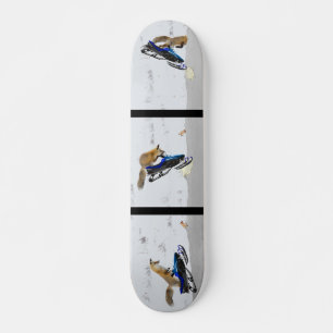 Skateboard Renard de neige
