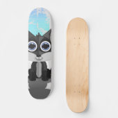 Skateboard Renard gris (Recto)