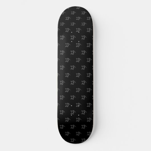 Skateboard Renard Minimaliste (Recto)