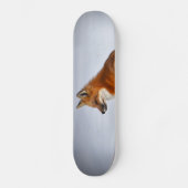 Skateboard Renard rouge en hiver (Recto)