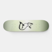 Skateboard Renard vert (Horz)