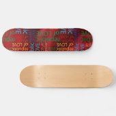 Skateboard République d'amour (Horz)