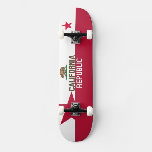 Skateboard RÉPUBLIQUE DE CALIFORNIE Drapeau Drapeau Drapeau D (Recto)
