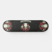 Skateboard Requiem - Conception gothique des vêtements de rue (Horz)