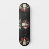 Skateboard Requiem - Conception gothique des vêtements de rue (Recto)