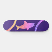 Skateboard Requin Arc-en-ciel Parties scintillant Patinage vi (Horz)