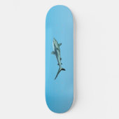 Skateboard Requin de récif - Design abstrait - Découpé d'une (Recto)