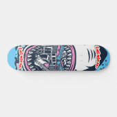 Skateboard Requin rocher et rouler (Horz)