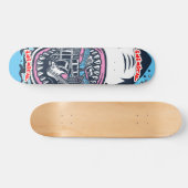 Skateboard Requin rocher et rouler (Horz)