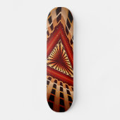 Skateboard Réseau d'Imaginaires 3D Conception graphique fract (Recto)