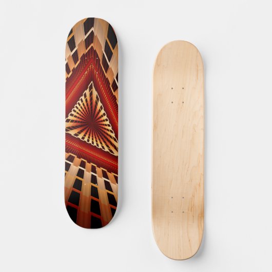 Skateboard Réseau d'Imaginaires 3D Conception graphique fract (Recto)
