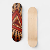 Skateboard Réseau Fantastique Moderne de Fractales Graphiques (Recto)
