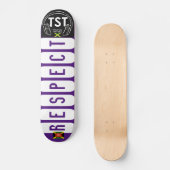 Skateboard RESPECTER Patinage (Recto)