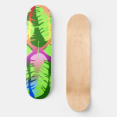 SKATEBOARD RÉSUMÉ BOTANIQUE FEUILLES DE BANANIER  (Recto)