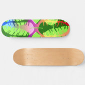 SKATEBOARD RÉSUMÉ BOTANIQUE FEUILLES DE BANANIER  (Horz)
