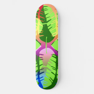 SKATEBOARD RÉSUMÉ BOTANIQUE FEUILLES DE BANANIER 