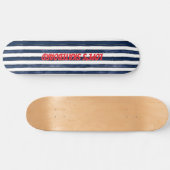 Skateboard Résumé Marine Stripes sans joint (Horz)