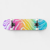 Skateboard Résumé Ombré Marbré Abstrait (Horz)