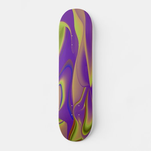 Skateboard Résumé Regenbogen (Recto)