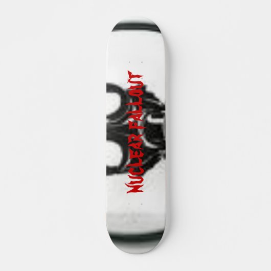 Skateboard retombées radioactives (Devant)