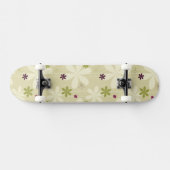 Skateboard Rétro arrière - plan floral (Horz)