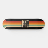 Skateboard Retro Camera with Rainbow Print (Horz)