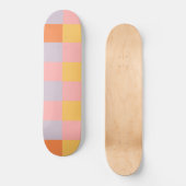 Skateboard Retro Check #1 #décoration #art (Recto)