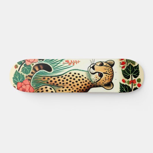 Skateboard Retro Cheetah (Horz)