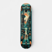 Skateboard "Retro Dystopia Deck" (Devant)