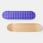 Skateboard rétro électrique rayé bleu & violet (Horz)