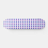 Skateboard rétro électrique rayé bleu & violet (Horz)