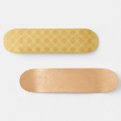 Skateboard Retro faded yellow circles pattern (Horz)
