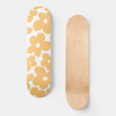 Skateboard Rétro Flowers #1 #floral #pattern #decor #art (Recto)