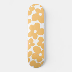 Skateboard Rétro Flowers #1 #floral #pattern #decor #art