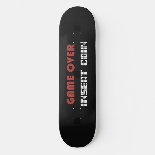 Skateboard Retro Game Over (Recto)