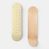 Skateboard Retro Geometric Interlocking Circle Pattern (Recto)