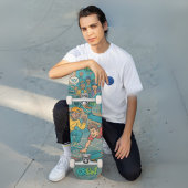 Skateboard Retro Hip-Hop Street Style Skate Art
