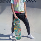 Skateboard Retro Hip-Hop Street Style Skate Art