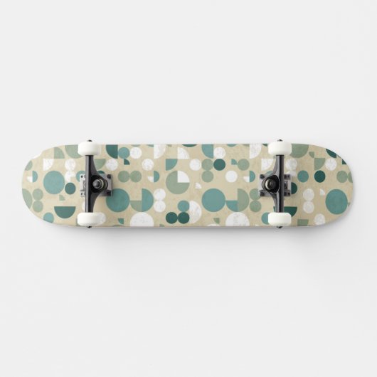 Skateboard Rétro motif abstrait (Horz)