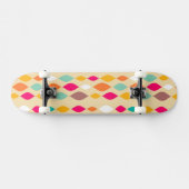 Skateboard Rétro motif d'abrégé sur style (Horz)