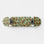 Skateboard Rétro motif géométrique (Horz)
