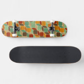 Skateboard Rétro motif géométrique 4 (Horz)
