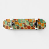 Skateboard Rétro motif géométrique 4 (Horz)